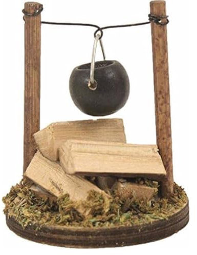 Fabrication soignée - Poêles miniatures en bois suspendus fabriqués avec précision - Large application - Poêle miniature à suspendre - Un seul non.