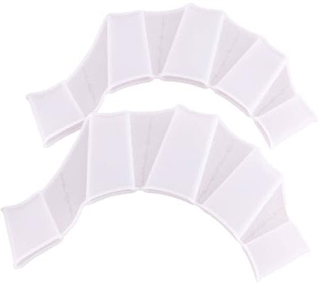 RKJRTK 2pcs Unisex Styles Silikone Hand Schwimmflosse Finger Netzhandschuhe Für Schwimmen Und Fähigkeiten Meisterschaften