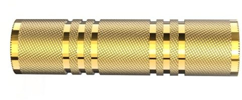 GMBYLBY Adattatore stereo da 3,5 mm a jack stereo da 3,5 mm femmina a femmina, prolunga femmina da 3,5 mm per connettori audio da femmina a femmina