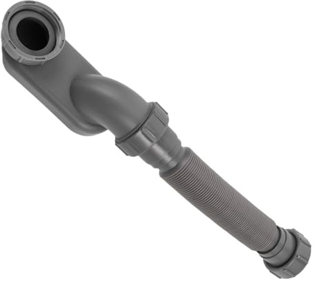 Sewroro Flexible Plastic Drain Pipe for Toilet Waste and Shower Drainage Clog-Resistant Tubing with Attachments for Washbasin and Washing Machine Use Sturdy Corrosion-Resistant Material