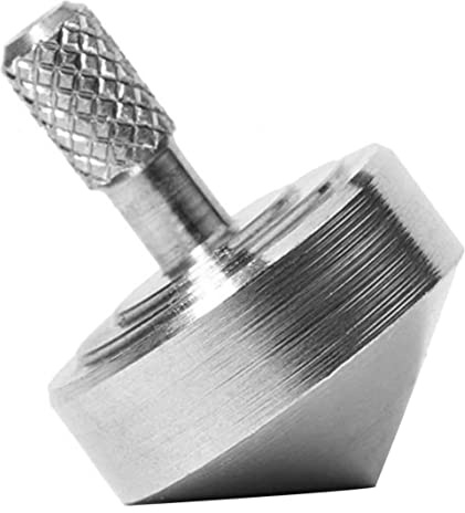 AZIDWERYQ Magischer Kreisel Gyroskop Metall Silber Mini Widerstandsloses automatisches Flip-Spielzeug Weihnachten für Kinder Metallgyroskop