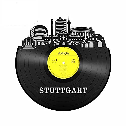 13 cm x 12,9 cm für Amiga Stuttgart City Records Autoaufkleber Wasserdichtes Surfbrett VAN Aufkleber