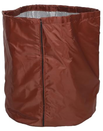 VICASKY Couverture Antigel pour Plantes d'Extérieur 65X70 CM, Voile Hivernage Jardin Réutilisable en Toile Transparente Protectrice Gel et Froid, Cache-Pot Kaki pour Arbustes et Fleurs