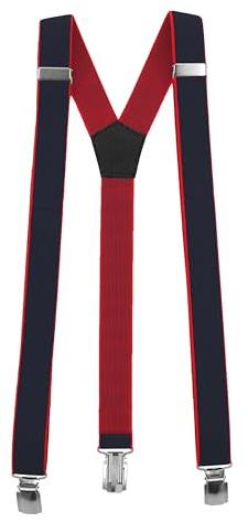 Fabio Farini Hosenträger für Kinder und Jugendliche - Y-Form 2,5 cm schmal – Made in Europe - elastisch & stufenlos verstellbar -