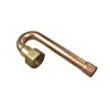 raccord coudé - 180 degrés - a joint plat gaz - bd2206 - ecrou 1/2 - a braser sur cuivre : 16 dn - nf - banides et debeaurai