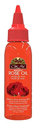 OKAY Pure Naturals Rose Oil for Hair & Skin, 2 Ounce, 0.06 kg