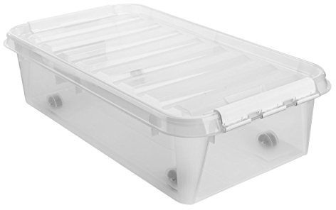 SMARTSTORE Classic 35 Box MET DEKSEL 72X40X20 cm TRANSPR + WIELEN ORTHEX 3541070