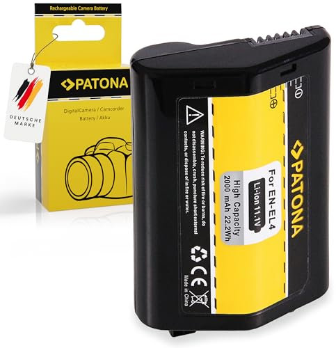 Batterie EN-EL4 / EN-EL4a pour Nikon D2H | D2Hs | D2X | D2Xs | D3 | D3s | D3X | F6