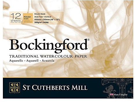 Bockingford 300gsm Glued Pad 16 x 12 (410 x 310mm) Rough