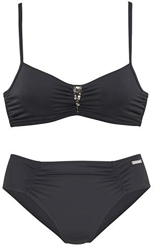 Lascana Damen Bügel-Bikini mit Pailletten | mit Pailletten