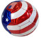 USA Flag Soccer Ball Summer High Quality Outdoor Sport Soccer Fan 2014 World Cup United States Ball Size 5!