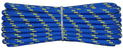 006006404 Treccia corit azzurra, 10 mm - 10 mt, Corda intrecciata multiuso resistente ai raggi U.V. e all'abrasione, per attività all'aperto, giardino, mare, guinzagli e fai da te, rottura 1.050 kg