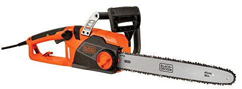 BLACK+DECKER Electric Chainsaw Corded, 18-Inch, 15-Amp Lightweight Chain Saw with Automatic Oiler (CS1518)