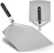 Checkered Chef Pizza Paddle - Large Stainless Steel Peel w/ Folding Handle - 9.5 Inch x 13 Inch