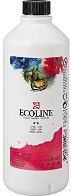 Royal Talens Ecoline Liquid Watercolor, 490ml Bottle, Carmine (11723340)