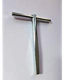 T Key Square Drive (for use on Most Budget Locks Doors Horseboxes Bus Coach Trailers Boat Gas Loft Hatch Key). 100mmx80mmx6-9mm Taper