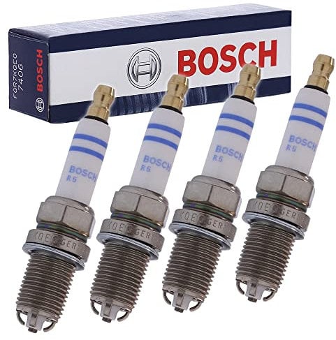 4x Original BOSCH Zündkerze Zündkerzen 0242235715