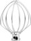 K45WW 6'' Wire Whip for 4.5-5Qt KitchenAid Tilt-Head Stand Mixer, Kitchenaid Whisk Replacement, Flour Cake Balloon Whisk