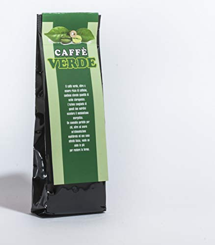 Caffè Verde Biologico MACINATO 250 GRAMMI - 100% Arabica per Infusi Detox e Brucia Grassi (si è macinato per infusi)