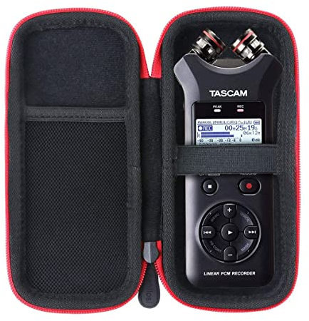 Aenllosi Hart Tasche Hülle für Tascam DR-07XP/DR-07X Tragbarer Audio-Recorder(Nur Tasche)