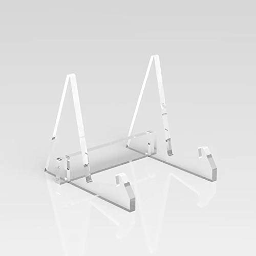 SUPERTOOL Buchständer aus Acryl, transparent, elegant, für Bücher, Zeitschriften, Broschüren und andere Verkaufsprodukte, 1 Stück