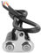 Interruttore del manubrio del motociclo 12V, interruttore del manubrio del motociclo dell'acciaio inossidabile Pulsante di controllo della staffa di modifica del LED(2 pulsanti)