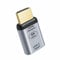 Cablecc - Adaptateur USB-C femelle vers HDMI HDTV à résolution 4K 60 Hz 1080p pour tablette, téléphone et ordinateur portable