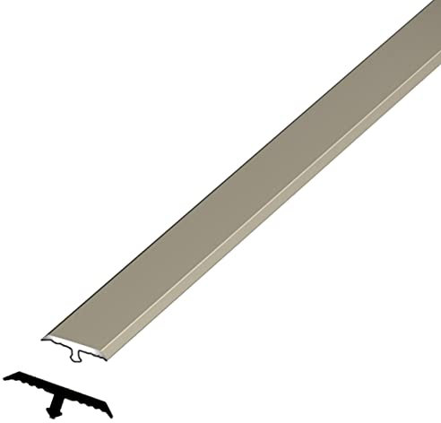 Schwellenrampe Matte Kantenzierleistendekoration, Leicht zu Reinigende T-Form-Kantenzierleiste, Anpassbares Bodenzubehör für Kehrroboter (Color : Gray)