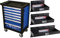 BRILLIANT TOOLS BT152900 Werkstattwagen mit 7 Schubladen, leer [Powered by KS TOOLS] & BGS 67150 | Magnet-Ablagen-Satz | 3-tlg. | 150/210 / 310 mm | Magnetschalen | Magnetische Ablage | Magnetkorb