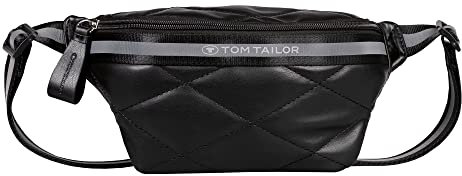TOM TAILOR Mica Damen Gürteltasche Bauchtasche Mittelgroß Schwarz