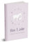 mintkind® Babyalbum Dein erstes Lebensjahr A5 Rosa Flieder | Baby Fotoalbum zum Selbstgestalten | Baby Geschenk für Mädchen & Junge | Babybuch zum Eintragen | Baby Buch ab 0 Monate Baby-Tagebuch