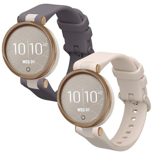 kwmobile 2x Sportarmband kompatibel mit Garmin Lily Sport Armband - Fitnesstracker Band Set aus TPU Silikon