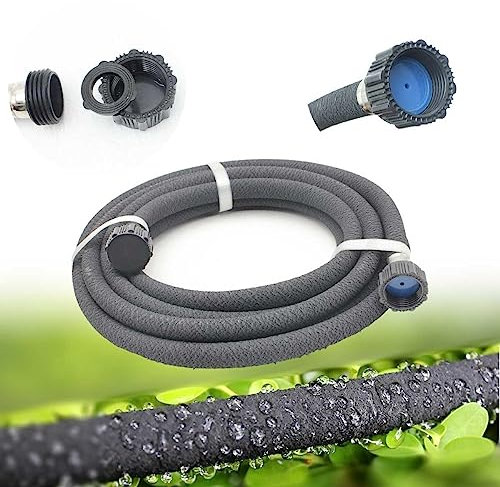 Kurzer Gartenschlauch, 3 m, für Blumenbeete, Tropfschlauch, 3 m, Gemüsebeet, Landschaftsbau, perfekte Wasserabgabe, spart 70 % Wasser (3 m)