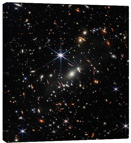 Posterlounge James Webb - First deep field image Leinwandbild