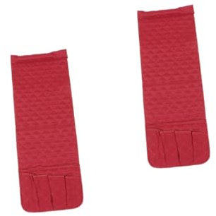 jojofuny 2pcs Couch Armrest Holder Polyester Sofa Storage Pouch Remote Controller Holder for Books Tv Remote