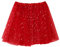Pailletten Rock Tüllrock Damen Tutu Rock 50Er Rockabilly Petticoat Für Karneval Partykleid Karnevalskostüme Tutu Unterrock Tanzrock Ballettrock Cosplay Festliche Minirock Tüllrock Rot