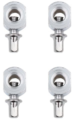 Tiardey 4 pièces contrepoids de pédale de grosse caisse diamètre intérieur 6.5mm boulonné en toute sécurité accessoires de pédale de batterie pour Jazz Rock