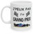 Mug Formule 1 - J'peux pas j'ai grand prix - Tasse originale en céramique - Plusieurs modèles (Modèle 9)