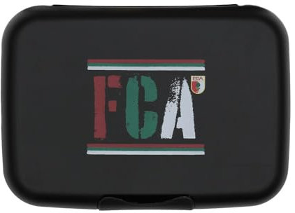FC Augsburg FCA Brotdose Lunch-Box schwarz