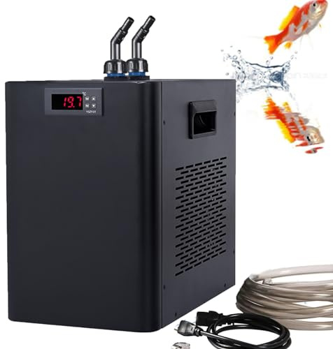 ZUMAHA Macchina per Il Raffreddamento dell'Acqua Dell'Acquario Commerciale 160l/300l/500l Refrigeratore d'Acqua Idroponico Intelligent Constant Fish Tank Chiller, Acqua Dolce/Salata con Pompa,300L