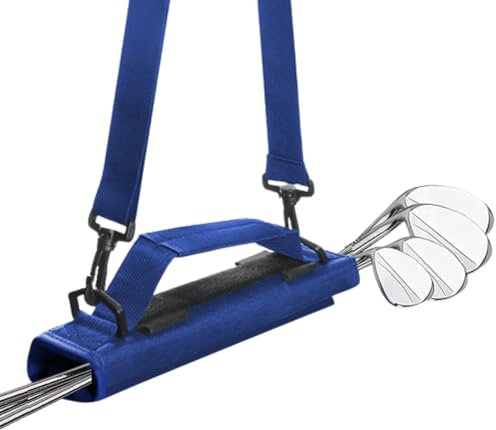 Golf Club Mini Tragetasche, Golfschlägertasche, Golfbag Mini Carrybag Tragebag, Tragbar für Driving Range-Trägerkoffer Trainingstasche (Blau)