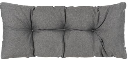 Best Wool Palettenkissen 120 x 40 cm - Rückenlehne für Europaletten - Palettenpolster, Gefüllt mit granuliertem Poulirette-Schaum