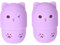Makeup Sponge Case Silicone Portable Beauty Blender Protective Travel Case avec mignon Cat Forme réutilisable pour le support de l'hôtel Hôtel Rack Purple 2 PCSSPONGE