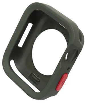 EAMOM Funda de TPU para Apple Watch Series Ultra 49 mm 9 8 7 41 mm 45 mm, carcasa con marco de parachoques para iWatch 6 5 SE 4 40 44 mm(Dark green,45mm)