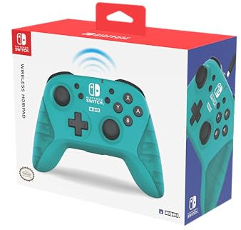 HORI Nintendo Switch Wireless HORIPAD (Teal) - Licenza ufficiale Nintendo - Nintendo Switch