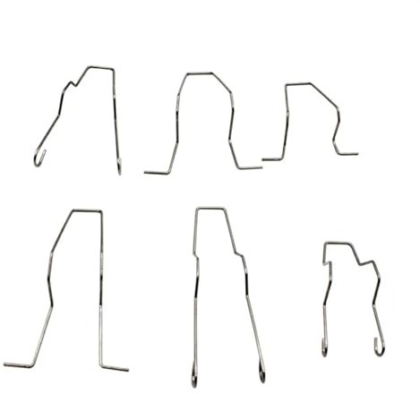 TGPGZHZFNA Clip a Molla di Fissaggio Lampadina anabbagliante for Faro Compatibile for H1 H7 Elementi di Fissaggio per autoveicoli