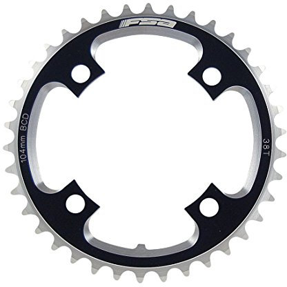 FSA Unisex-Adult 421587003 Corona DH/BMX CNC 104x38T(3mm), Argent, 104 Mm EU