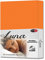 CelinaTex Luna Spannbettlaken 180 x 200 cm orange Polyester Bettlaken Mikrofaser Spannbetttuch
