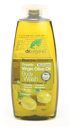 Dr Organic Virgin Olive Oil Bath and Shower Gel 250 ml