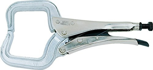 USAG 139 AL_290 U01390101 Pinza Regolabile Autobloccante con Ganasce a Collo di Cigno in Alluminio